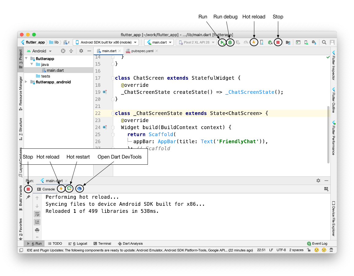 Android Studio UI
